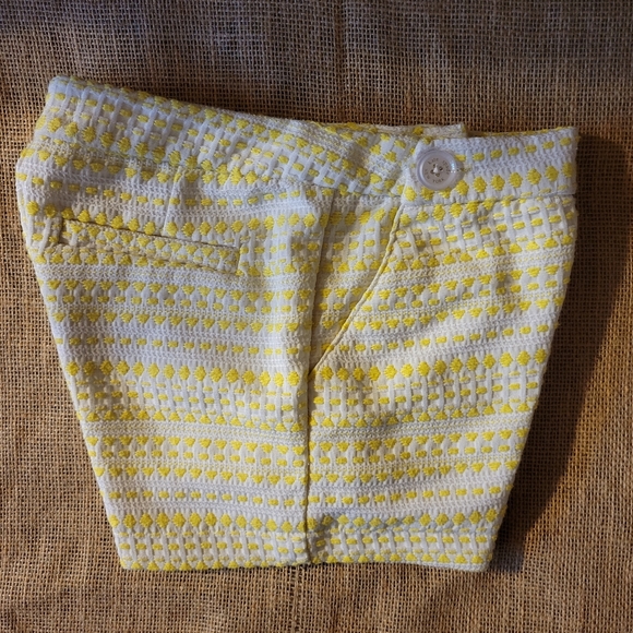 kate spade Other - Kate Spade Yellow Tweed Shorts 10Y